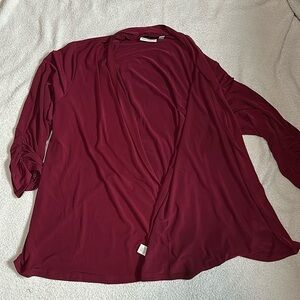Susan Graver size 2x open cardigan